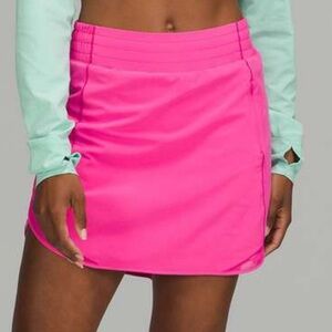 NWT Lululemon Hotty Hot Skirt (High Rise, Tall) in Sonic Oink - Sz 6